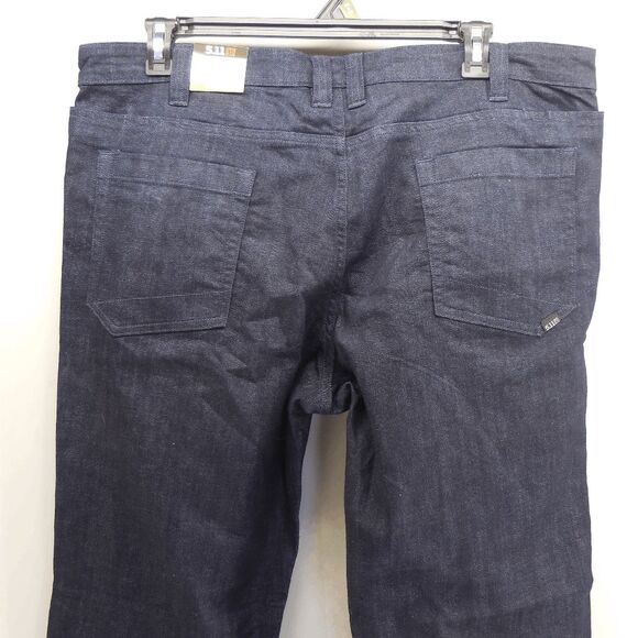 511 Tactical Jeans Men 40x32 Defender Flex Blue Denim Straight Fit NEW Stretch - Picture 7 of 10